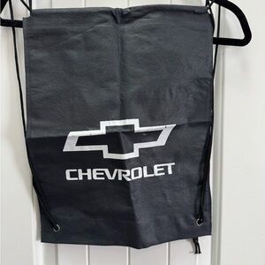 Chevrolet Black Drawstring Bag